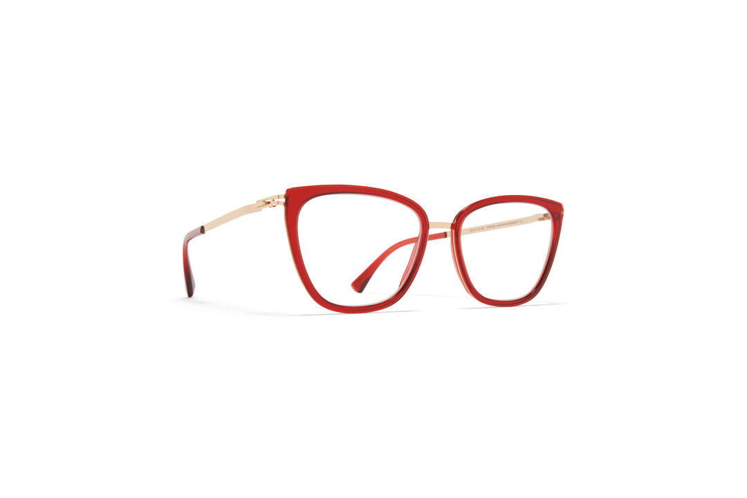 MYKITA Lite Acetate Rx Aili A46 Champagne Gold Ruby Clear