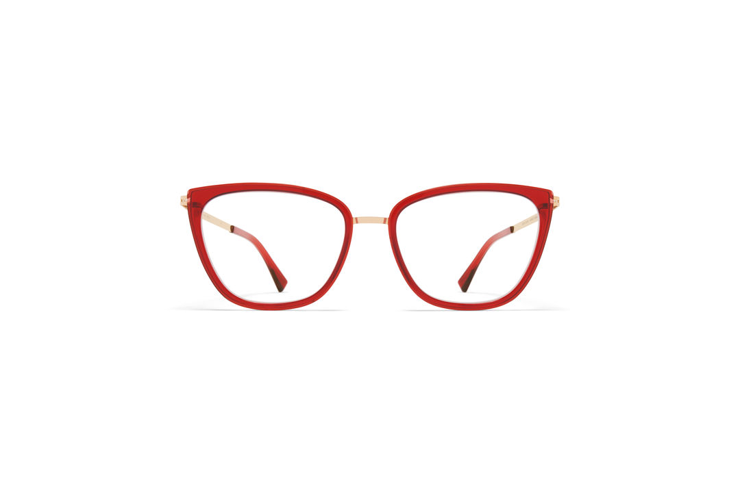 MYKITA Lite Acetate Rx Aili A46 Champagne Gold Ruby Clear