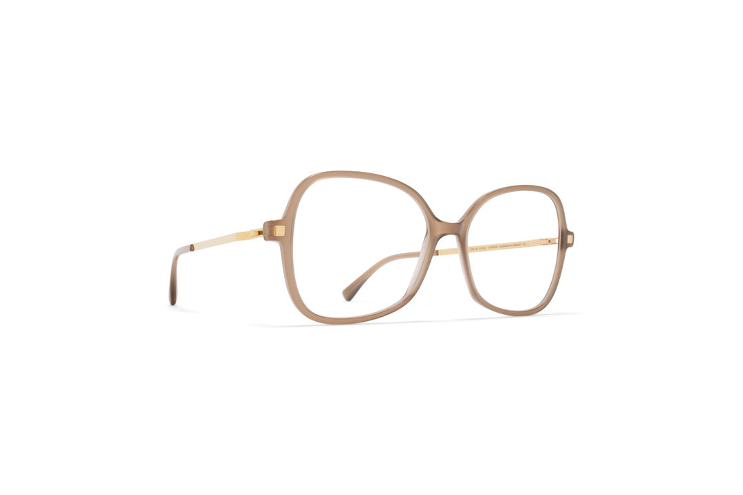 MYKITA Lite Acetate Rx Alasie C7 Taupe Glossy Gold Clear