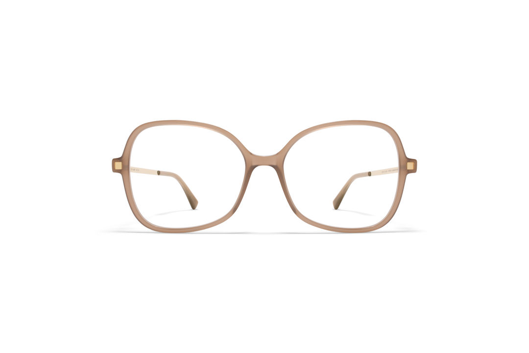 MYKITA Lite Acetate Rx Alasie C7 Taupe Glossy Gold Clear