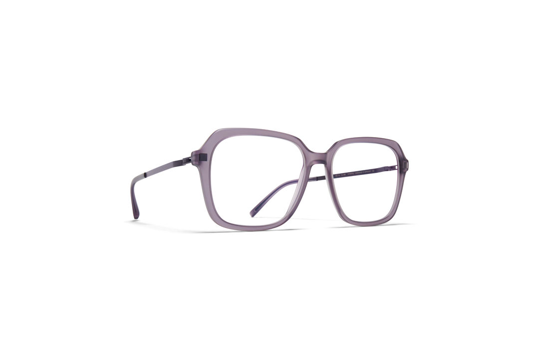 MYKITA Lite Acetate Rx Amka C93 Mattesmoke Blackberry Clear