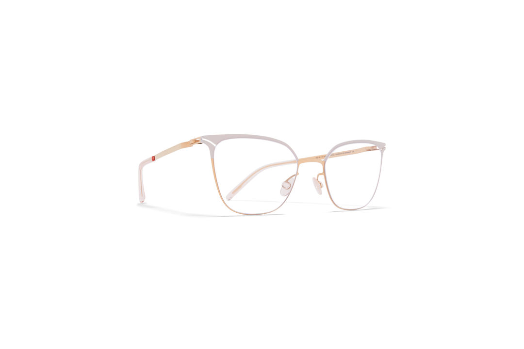 MYKITA Lite Acetate Rx Arielle Champagne Gold Aurore Clear