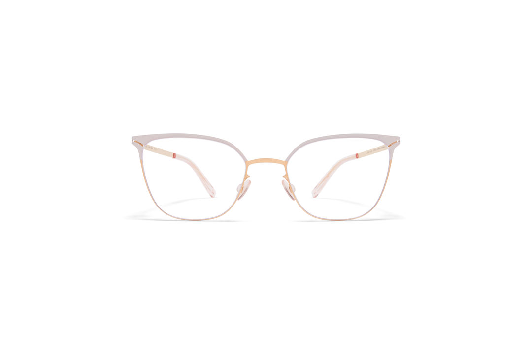 MYKITA Lite Acetate Rx Arielle Champagne Gold Aurore Clear