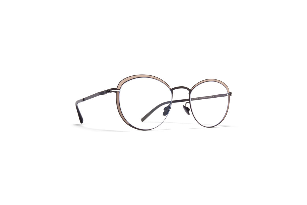 MYKITA Lite Acetate Rx Beulah Black Sand Dark Sand Clear