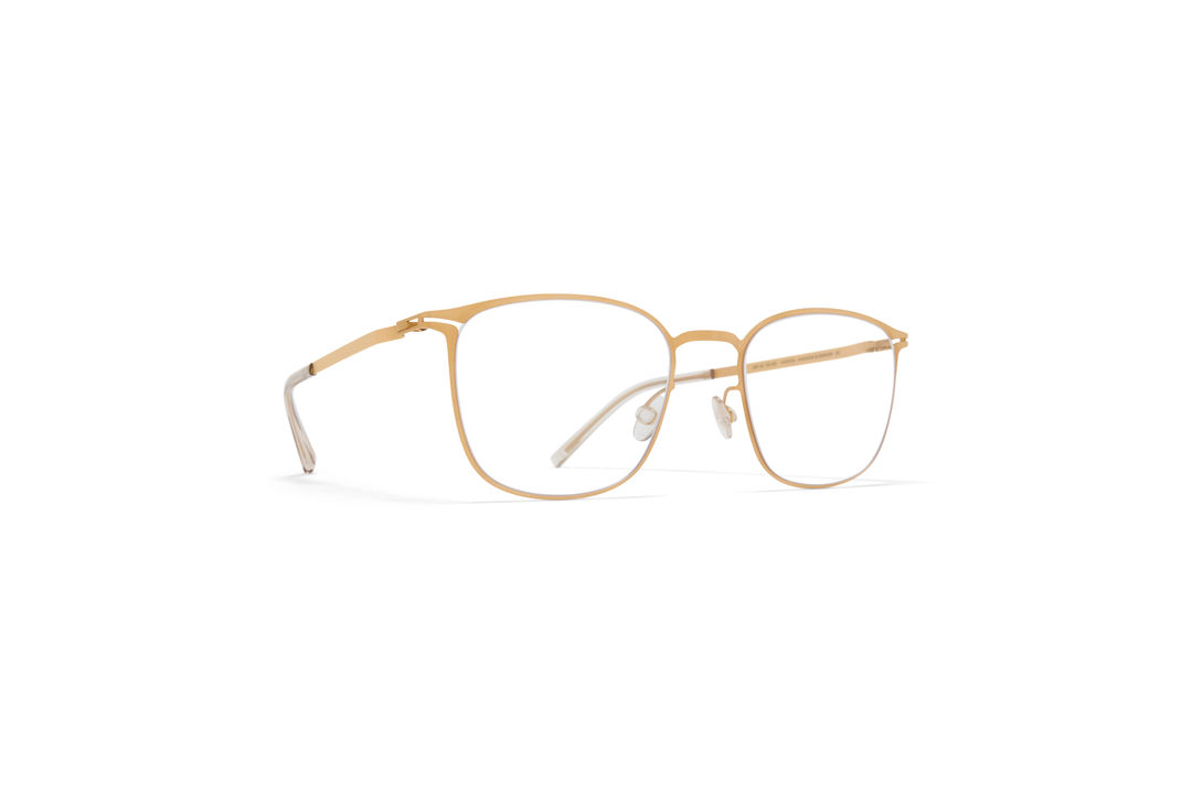 MYKITA Lite Acetate Rx Ingels Frosted Gold Clear