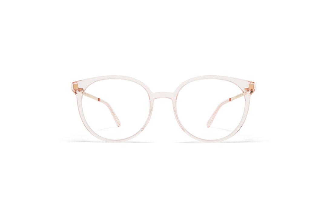 MYKITA Lite Acetate Rx Julla C20 Rose Water Champagne Gold Clear