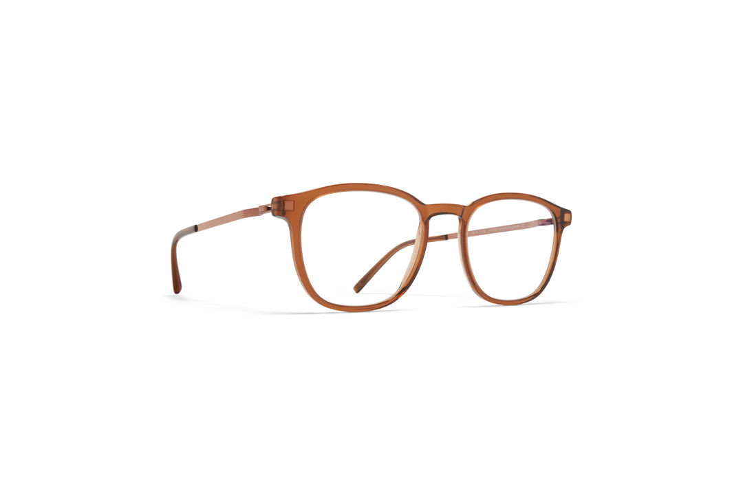MYKITA Lite Acetate Rx Lavra C73 Topaz Shinycopper Clear