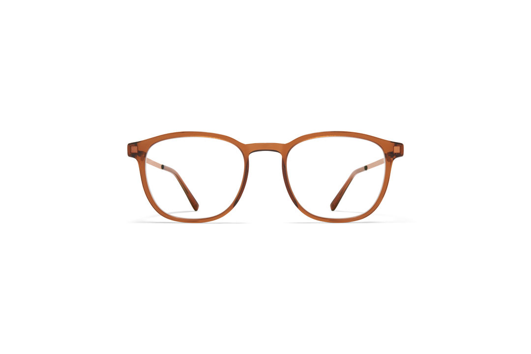 MYKITA Lite Acetate Rx Lavra C73 Topaz Shinycopper Clear