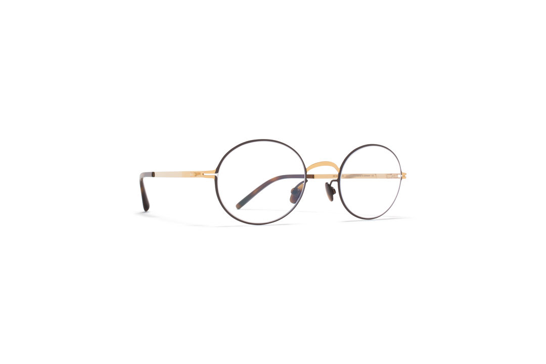 MYKITA Lite Acetate Rx Nea Gold Dark Brown Clear