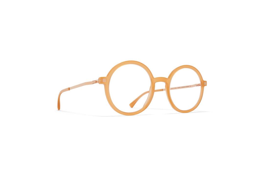 MYKITA Lite Acetate Rx Toclo C64 Misty Brown Champagne Gold Clear