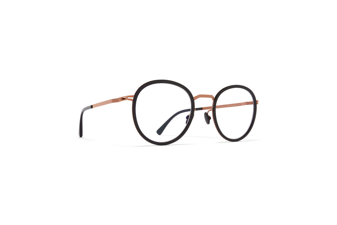 MYKITA Lite Acetate Rx Tuva A37 Shiny Copper Black Clear