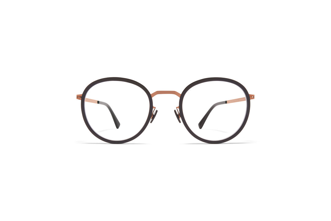MYKITA Lite Acetate Rx Tuva A37 Shiny Copper Black Clear