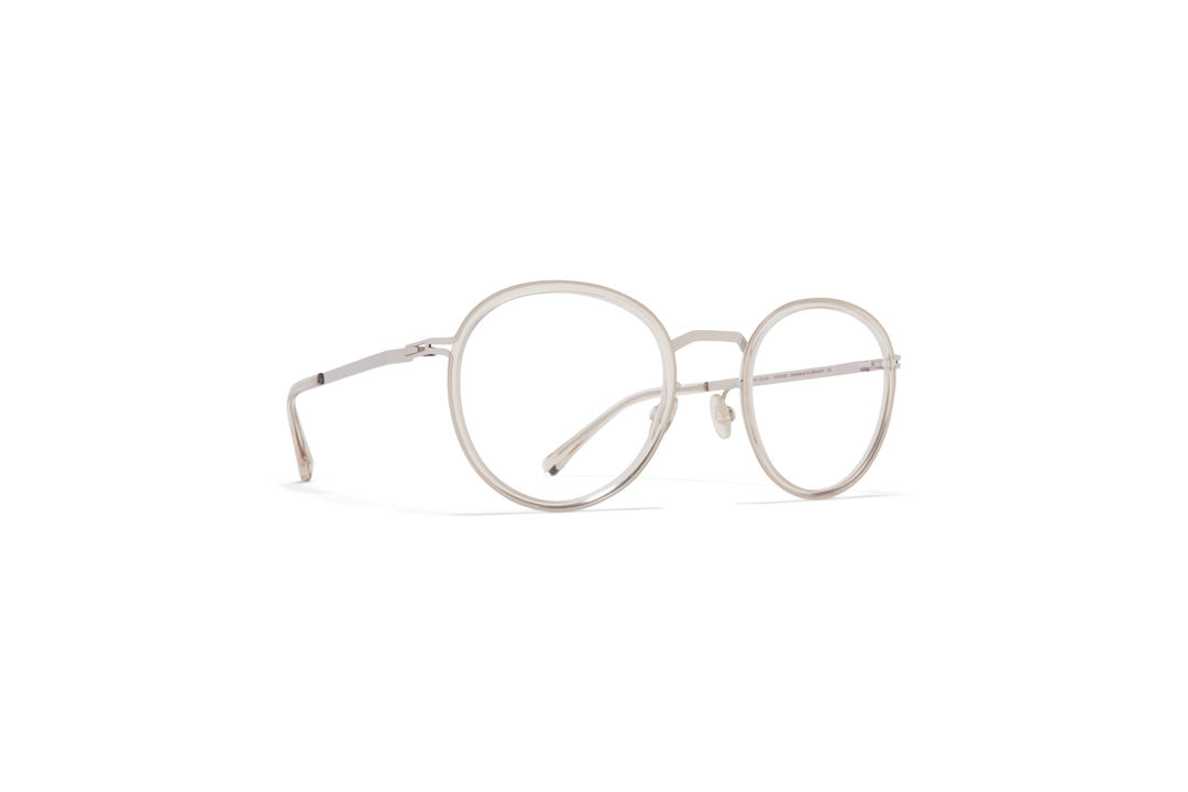 MYKITA Lite Acetate Rx Tuva A41 Shiny Silver Champagne Clear