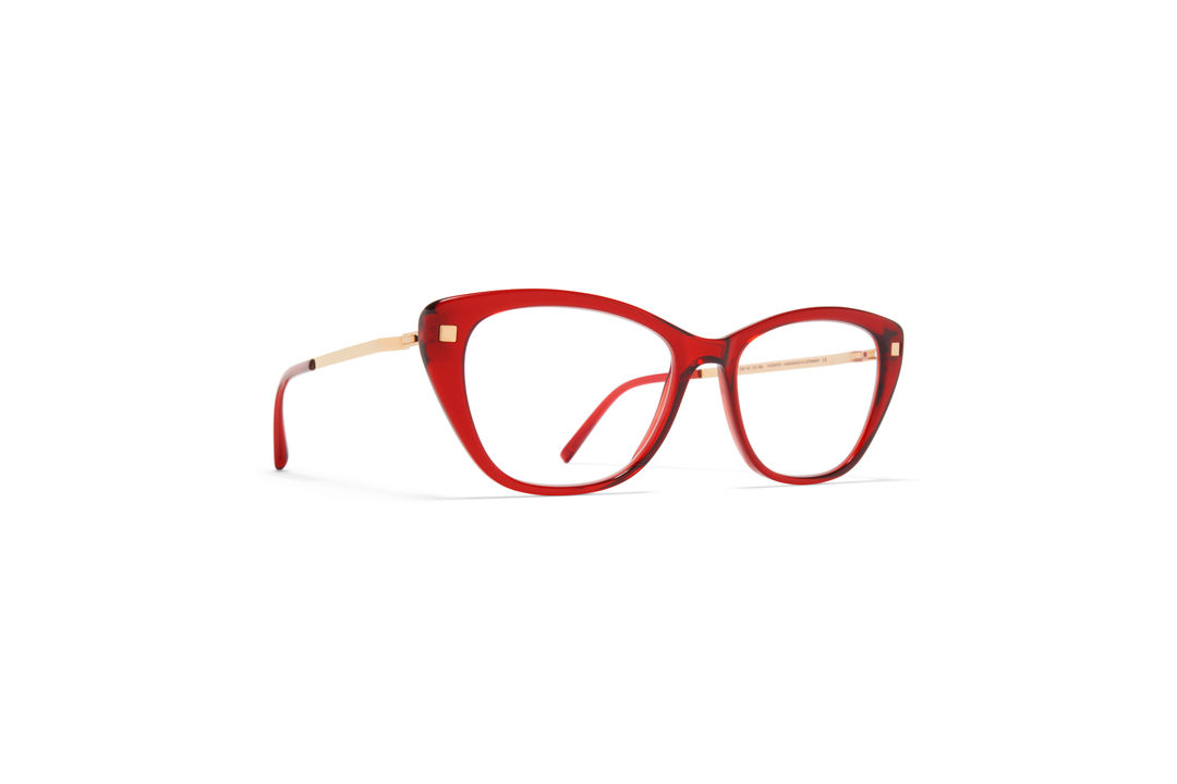 MYKITA Lite Acetate Rx Ygritte C75 Ruby Champagne Gold Clear