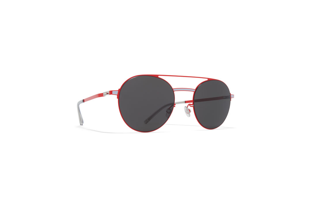 MYKITA Lite Acetate Sun Eri Rusty Red Powder Blue Dark Grey Solid