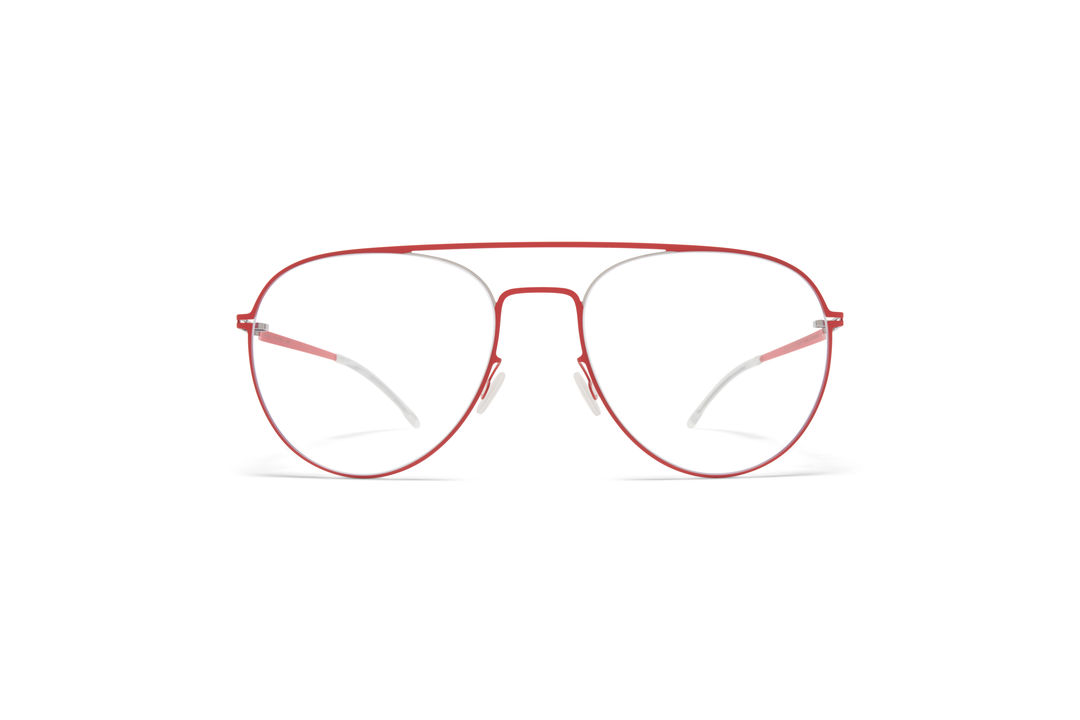 MYKITA Lite Rx Eero Silver Rusty Red Clear
