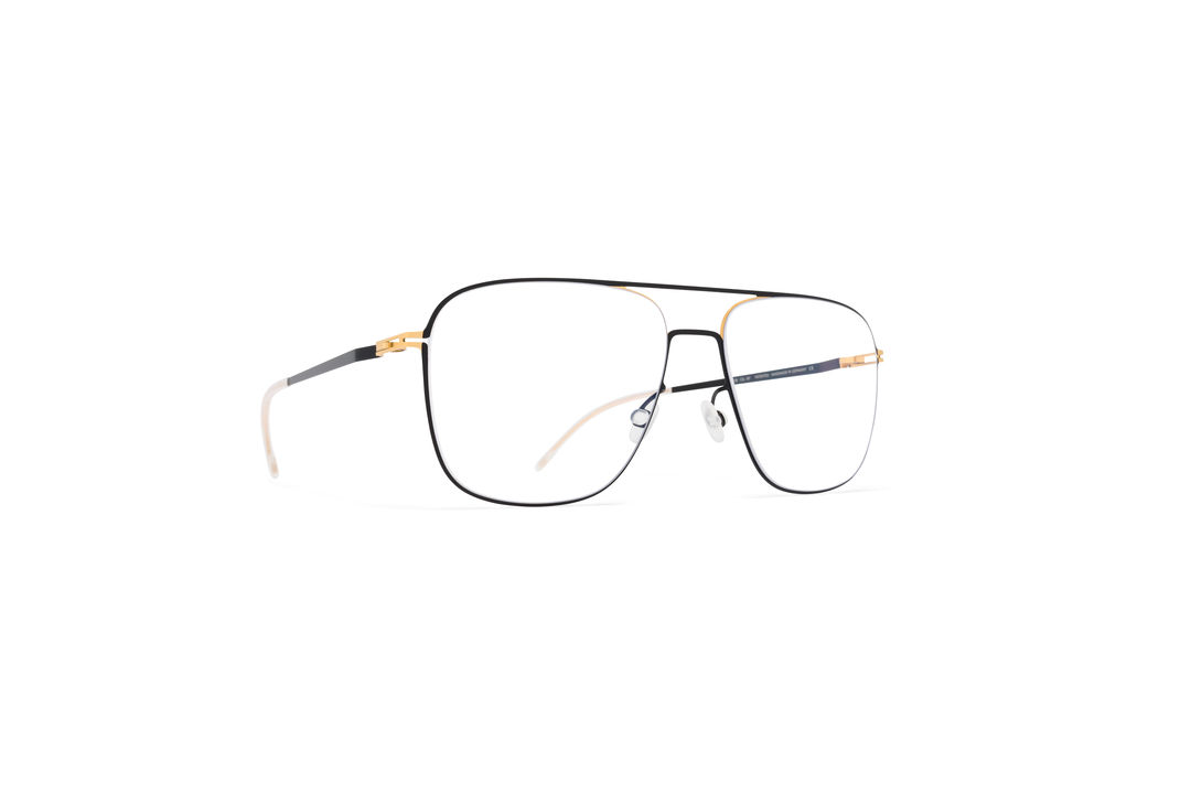MYKITA Lite Rx Steen Gold Jet Black Clear