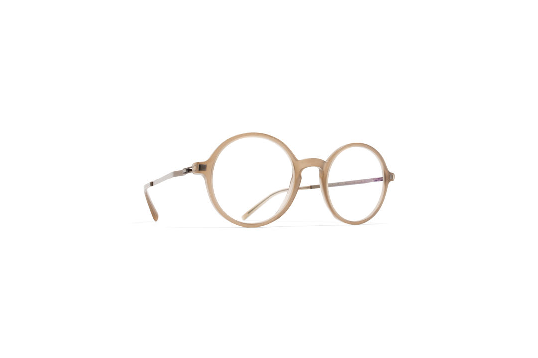 MYKITA Lite Rx Tomkin Taupe Shinygraphite Clear