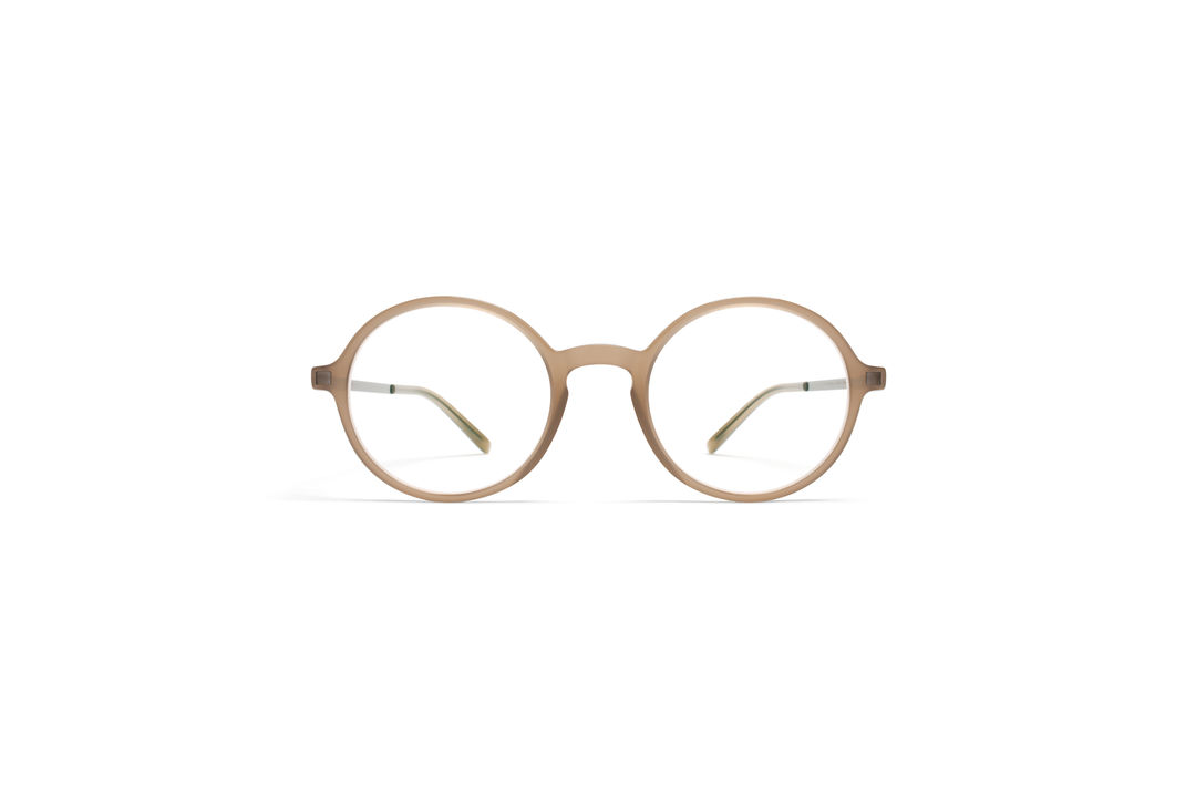 MYKITA Lite Rx Tomkin Taupe Shinygraphite Clear