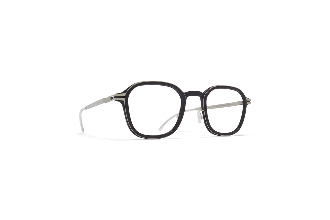MYKITA Mylon Hybrid Rx Fir Mh49 Pitch Black Matte Silver Clear