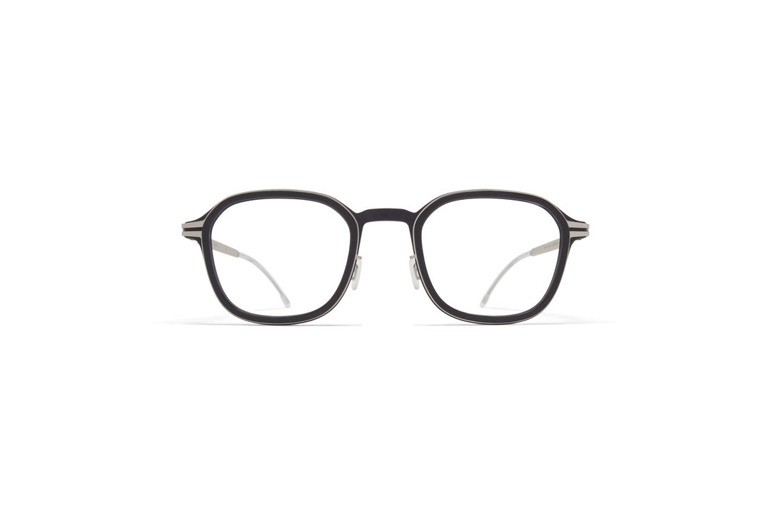 MYKITA Mylon Hybrid Rx Fir Mh49 Pitch Black Matte Silver Clear