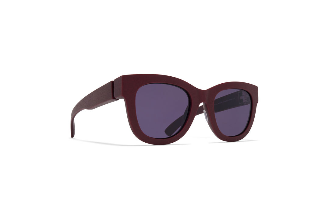 MYKITA Mylon Sun Dew Md38 Burgundy Coolgrey Solid