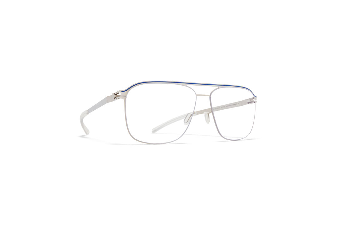 MYKITA No1 Rx Adriano Shiny Silver Yale Blue Clear