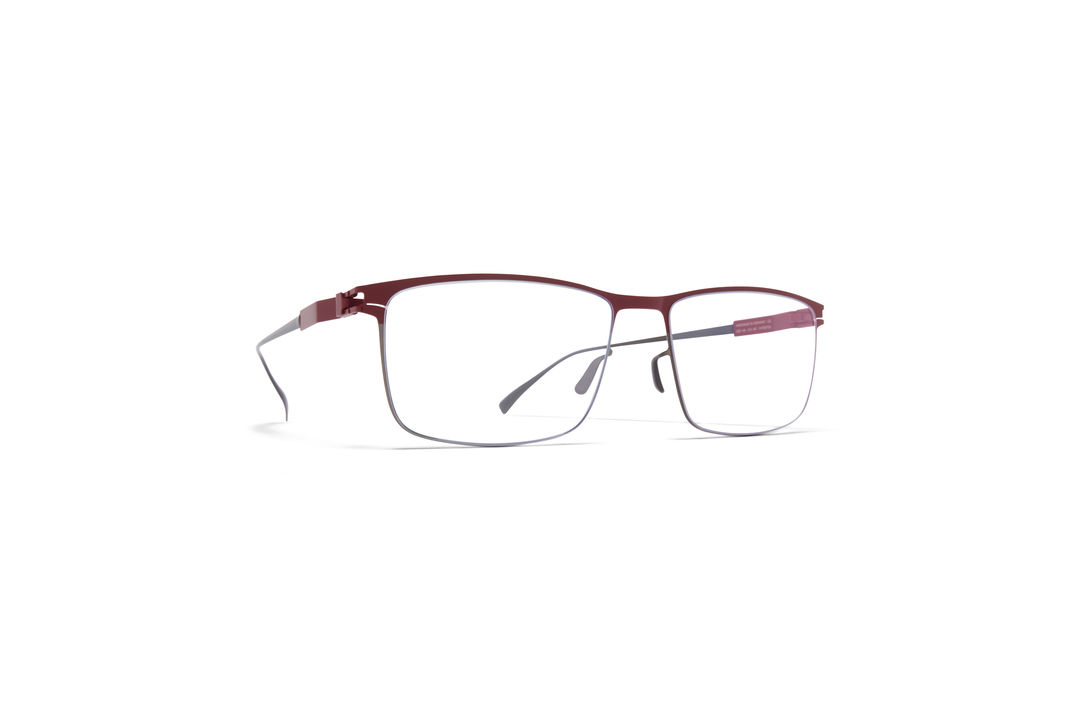 MYKITA No1 Rx Manuel Shiny Graphite Wine Red Clear