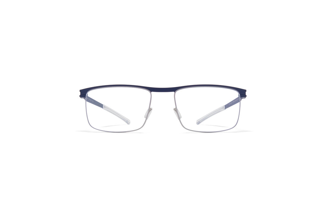 MYKITA No1 Rx Stuart Navy Silver Lacquer Clear