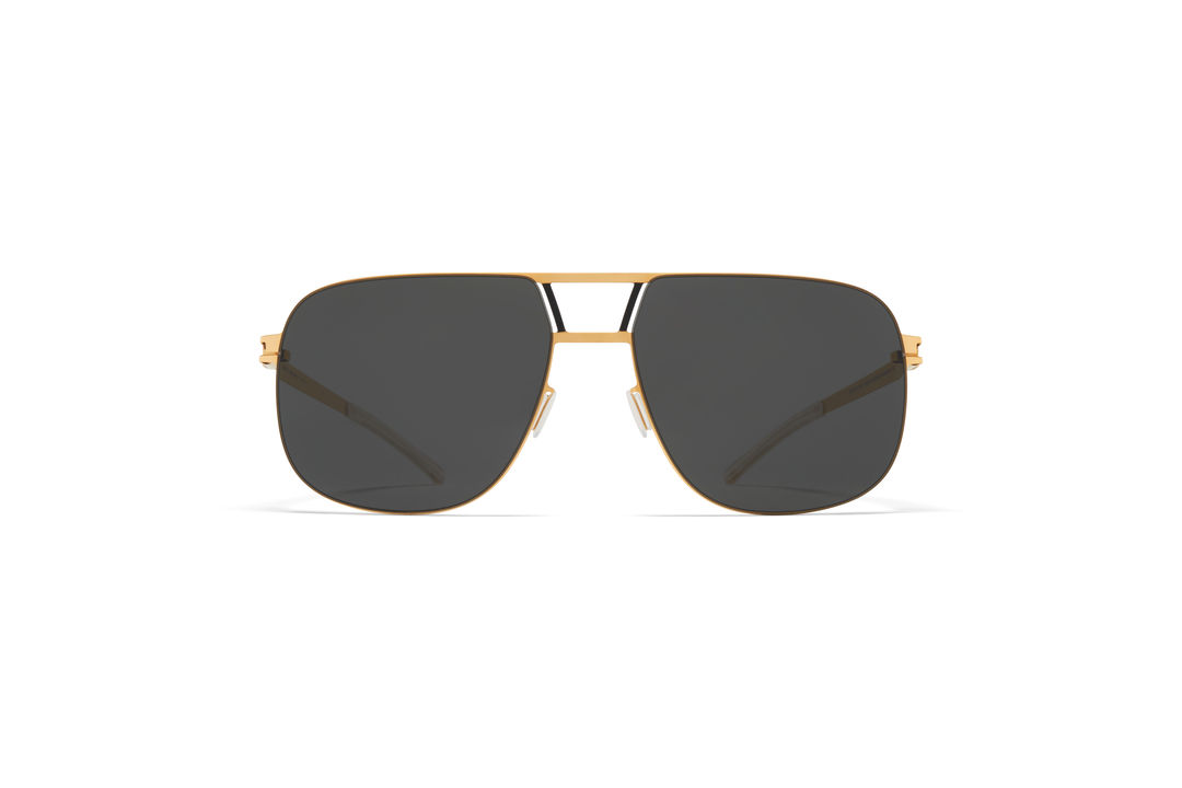 MYKITA No1 Sun Al Gold Black Dark Grey Solid