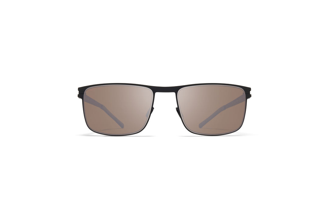 MYKITA No1 Sun Donovan Black White Polarized Pro Hi Con Brown Silverflash