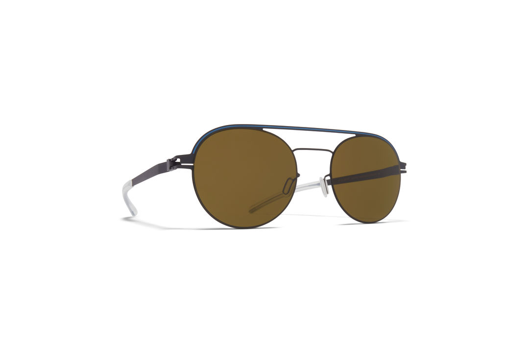 MYKITA No1 Sun Turner Storm Grey Blue Grey Raw Brown Solid