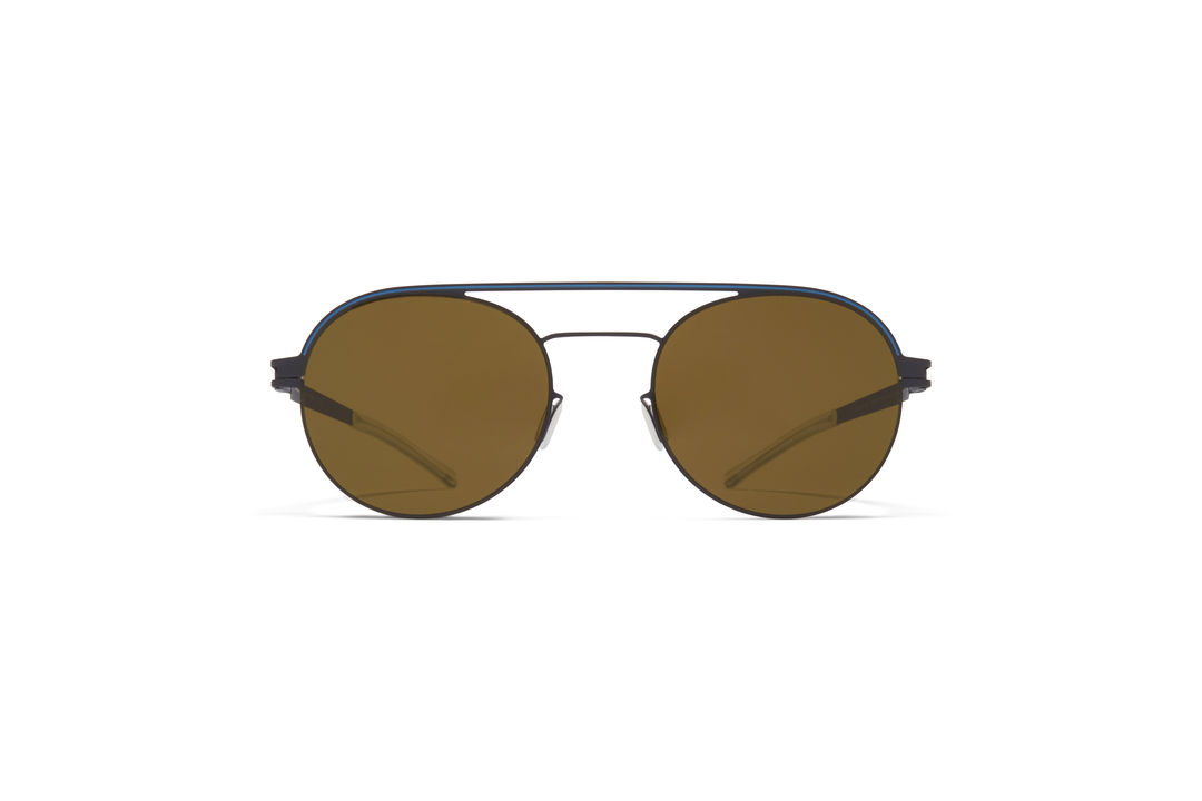 MYKITA No1 Sun Turner Storm Grey Blue Grey Raw Brown Solid