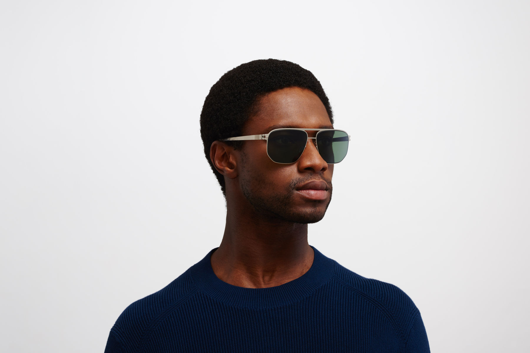 MYKITA NO1 SUN ERIN by MYKITA マイキータ49◻︎21 Mykita Unisex Sunglasses Pastel Grey Round Frame NO1 SUN