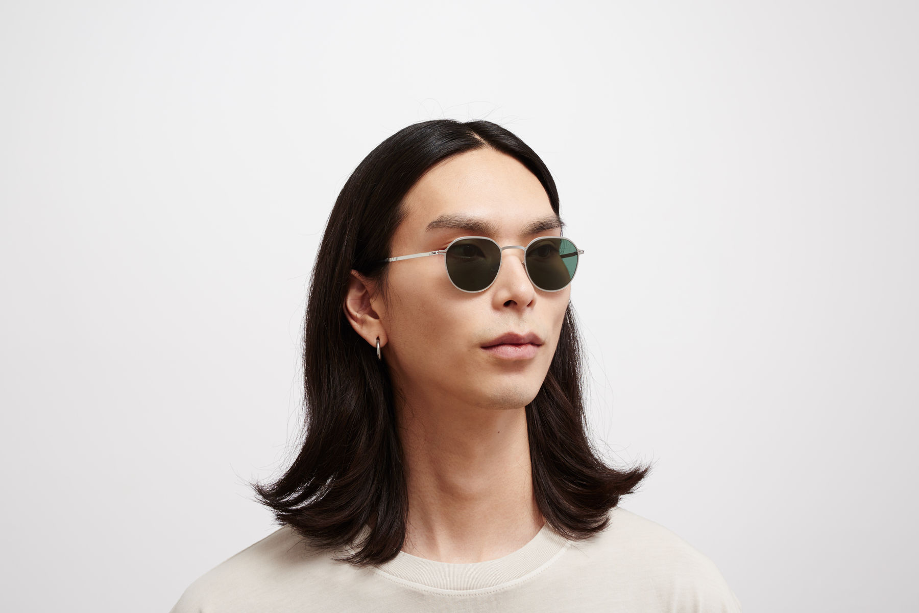 小物 Mykita Talvi MYKITA - LITE SUN / TALVI / Frame: Glossy Gold Lens: Dark Grey Solid