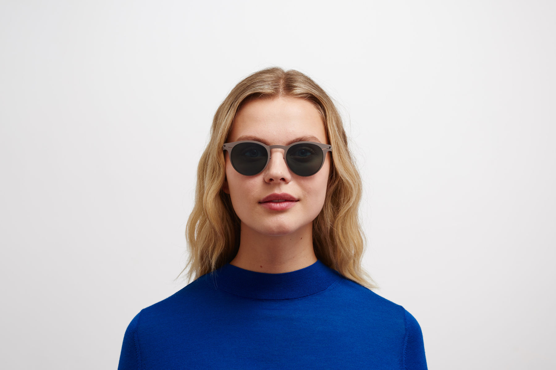 サングラス Mykita SS25 Unisex SUNGLASSES (MMESSE012 261 BLUE) MYKITA NO1 WILL SUNGLASSES