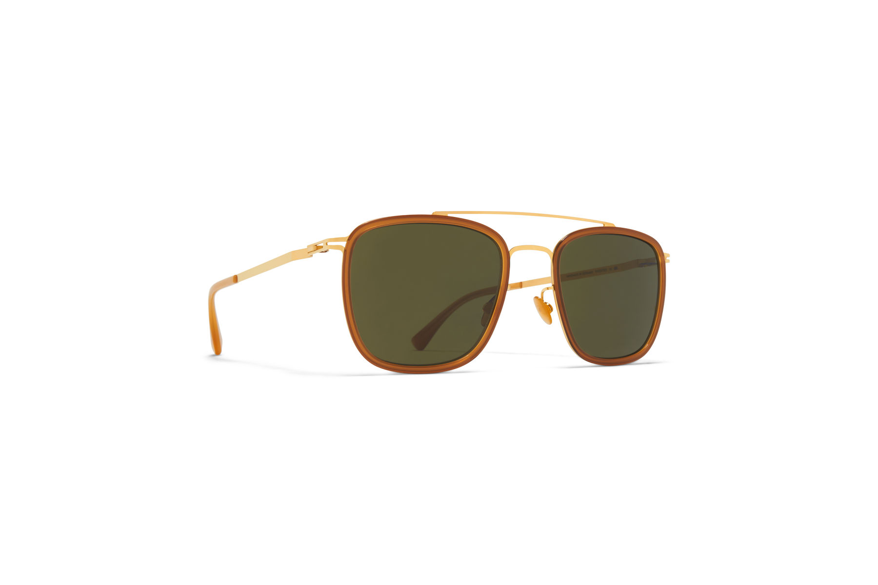 サングラス Mykita SS25 Unisex SUNGLASSES (MMESSE014 188 GOLD) Mykita x Maison Martin Margiela - MMESSE001 (Col.E2) – Good
