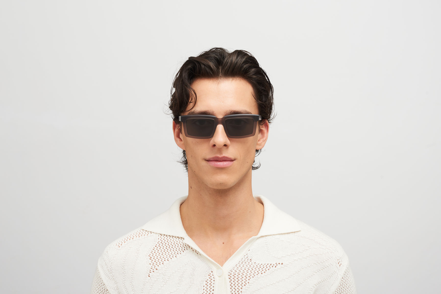 サングラス Mykita Mykita - DAKAR - 804 c181 chilled raw clea Mykita Sun Acetate Bold Dakar C181 804 Sunglasses - US