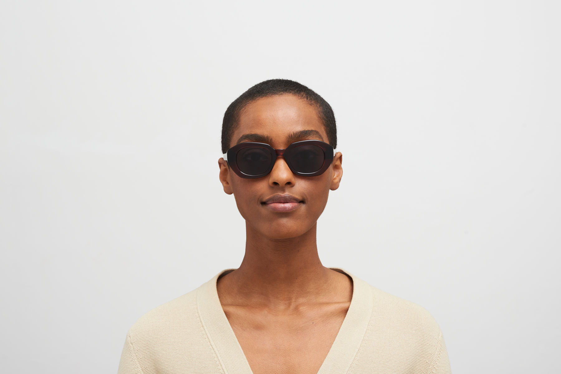 MYKITA ACETATE BOLD SATIN SUNGLASSES