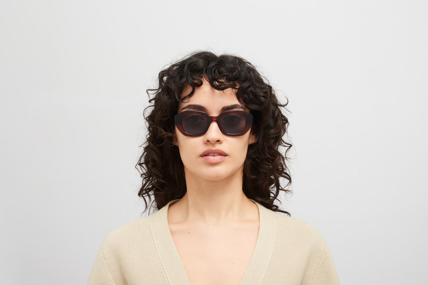 サングラス Mykita SS25 Unisex SUNGLASSES (MMESSE004 195 GREY) MYKITA ACETATE BOLD SATIN SUNGLASSES