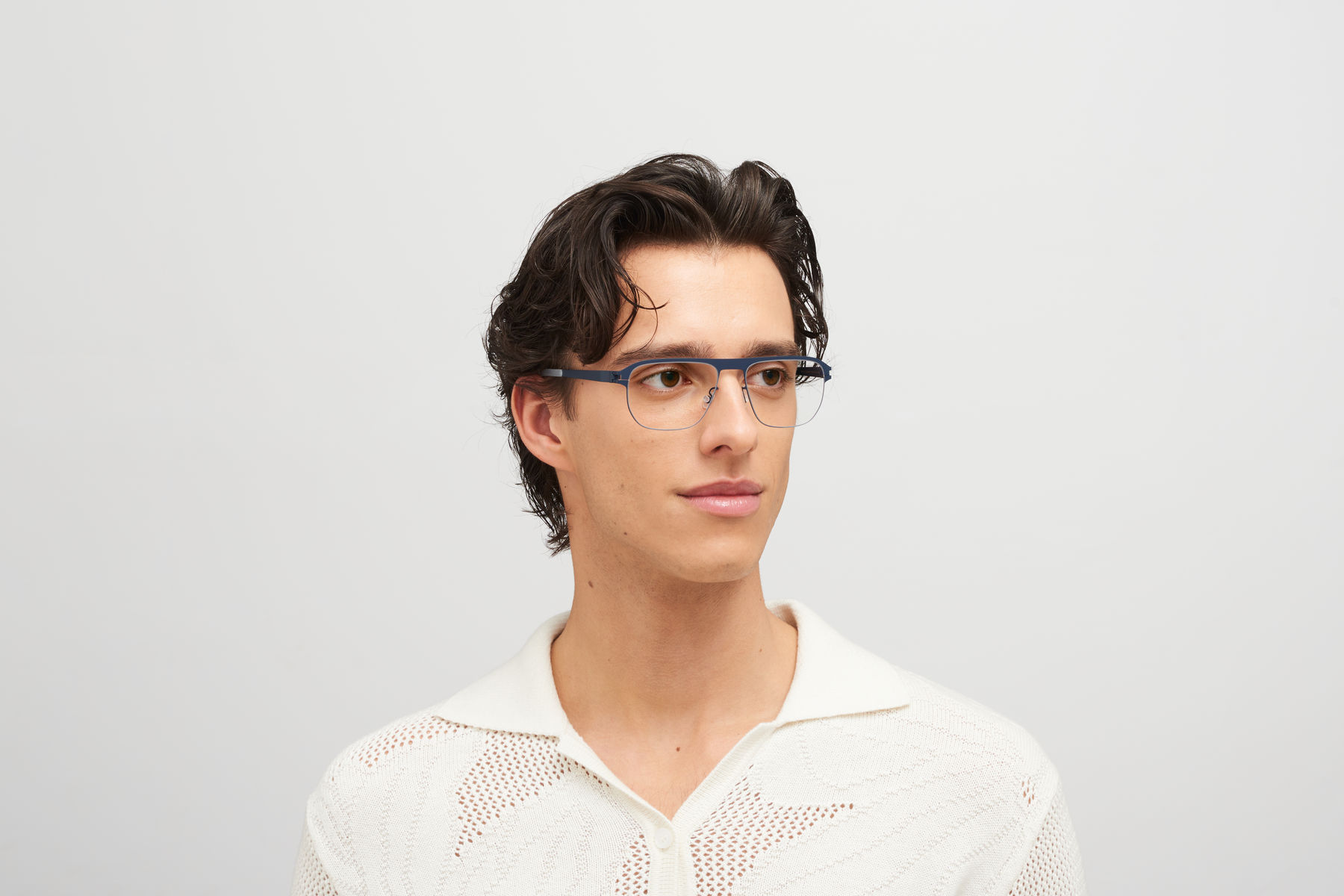 メガネ Mykita FW25 Mykita - LORENZO - 051 (LORENZO 051) MYKITA® - Lorenzo Eyeglasses | Specs Collective