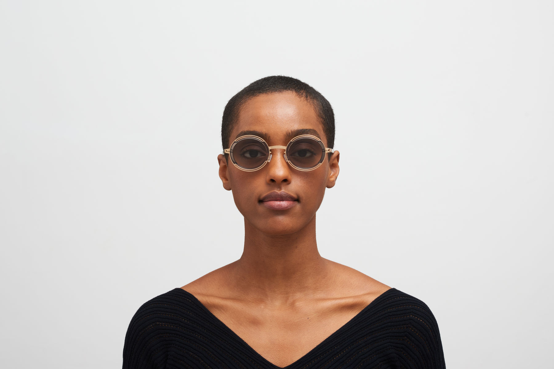 サングラス Mykita Mykita - DADA - 291 champagne gold MYKITA+Maison Margiela サングラス 正規取扱通販 MMCRAFT007