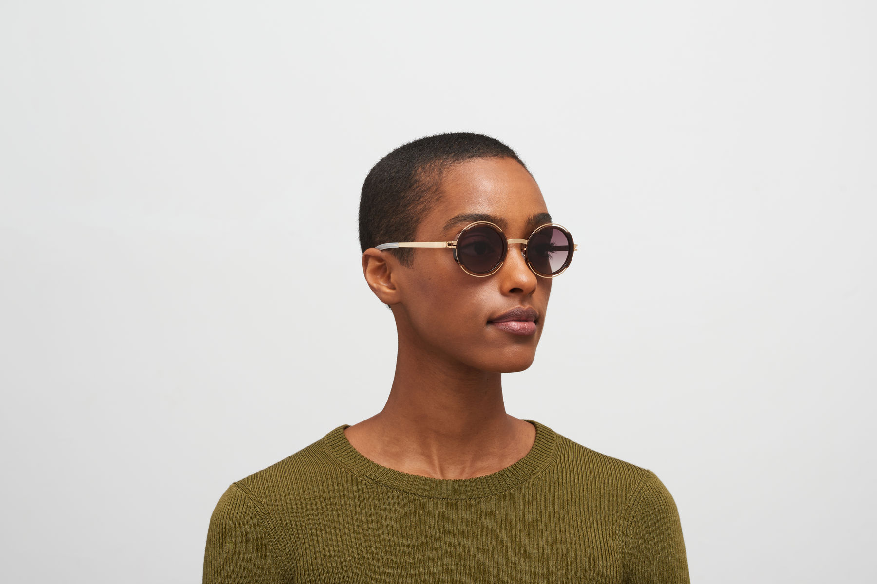 サングラス Mykita Mykita - DAKAR - 408 c204 maroon shiny sil MYKITA - Unfortunately this product is no longer available