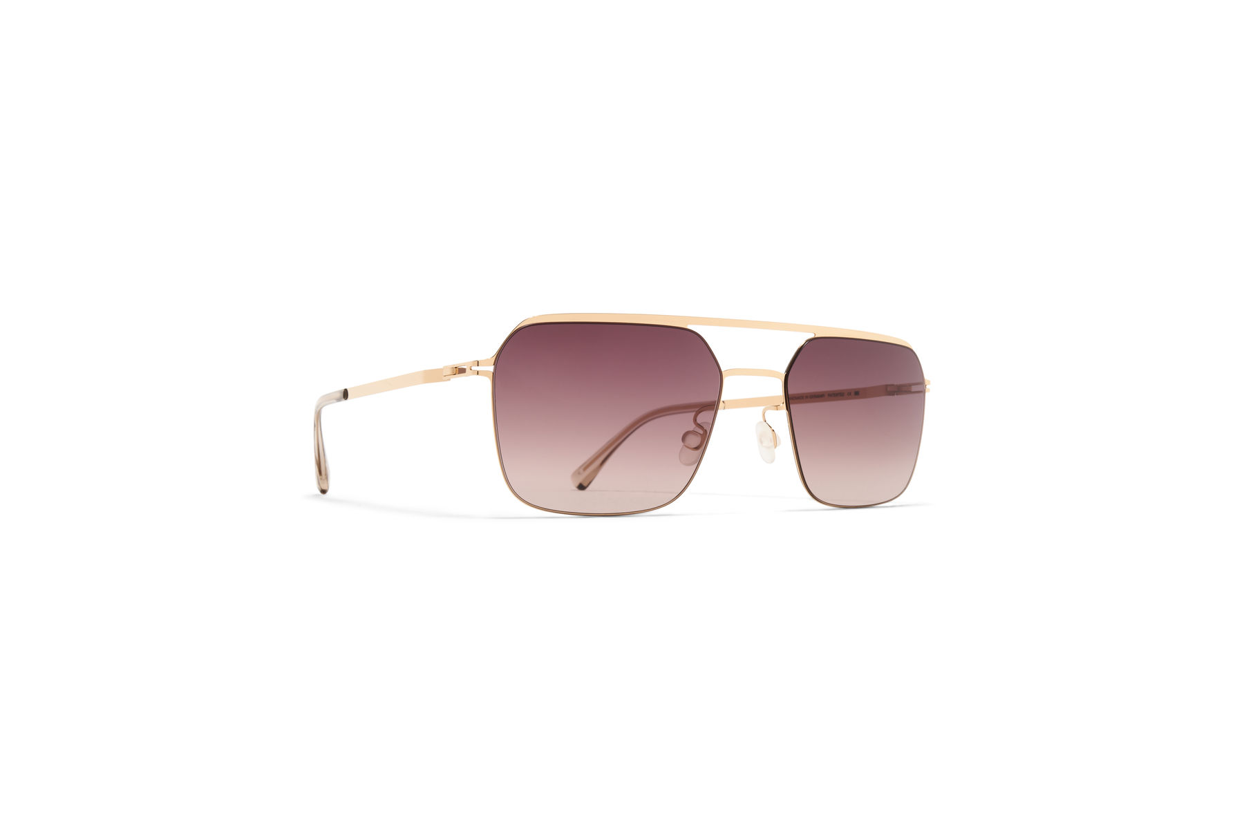サングラス Mykita Mykita - ALISTER - 291 champagne gold Mykita ALISTER Sunglasses 291 Champagne Gold - eye-oo.com